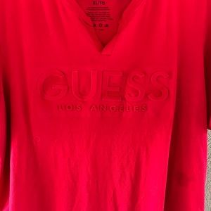 Guess Mens red XL shirt